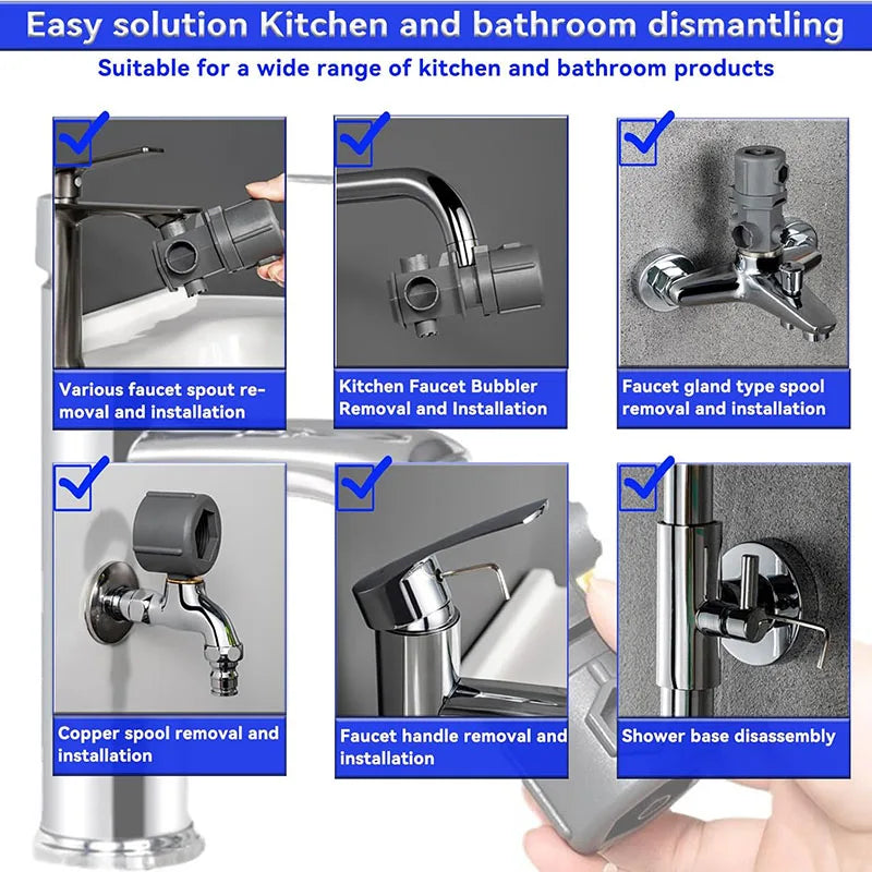Bathroom Faucet Wrench Sink Pipe Repair Spanner Basin
