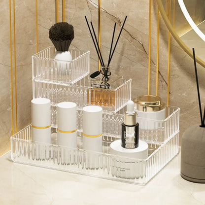 Clear Drawer Organizer Stackable Size Clear Makeup Drawer
