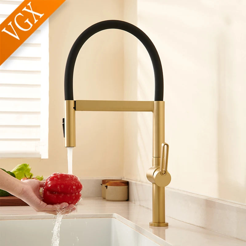 Vgx Faucet Sink Faucets Rubber Pull Down Stream