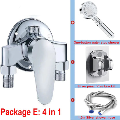 G1/2 Bathtub Shower Faucet Cold Water Mixing Valve