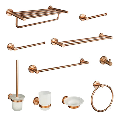 High Quality Brushed Rose Gold Bathroom Pendant Towel