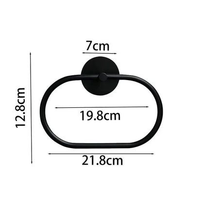 Self Adhesive Towel Ring Bathroom 304 Stainless Steel