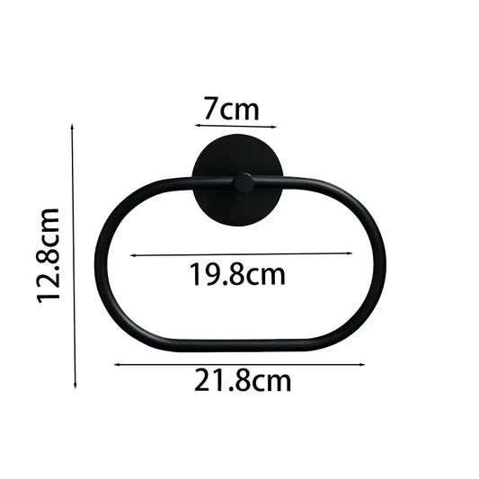 Self Adhesive Towel Ring Bathroom 304 Stainless Steel