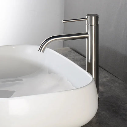 Brushed Gold Bathroom Basin Faucet Cold Mixer Water