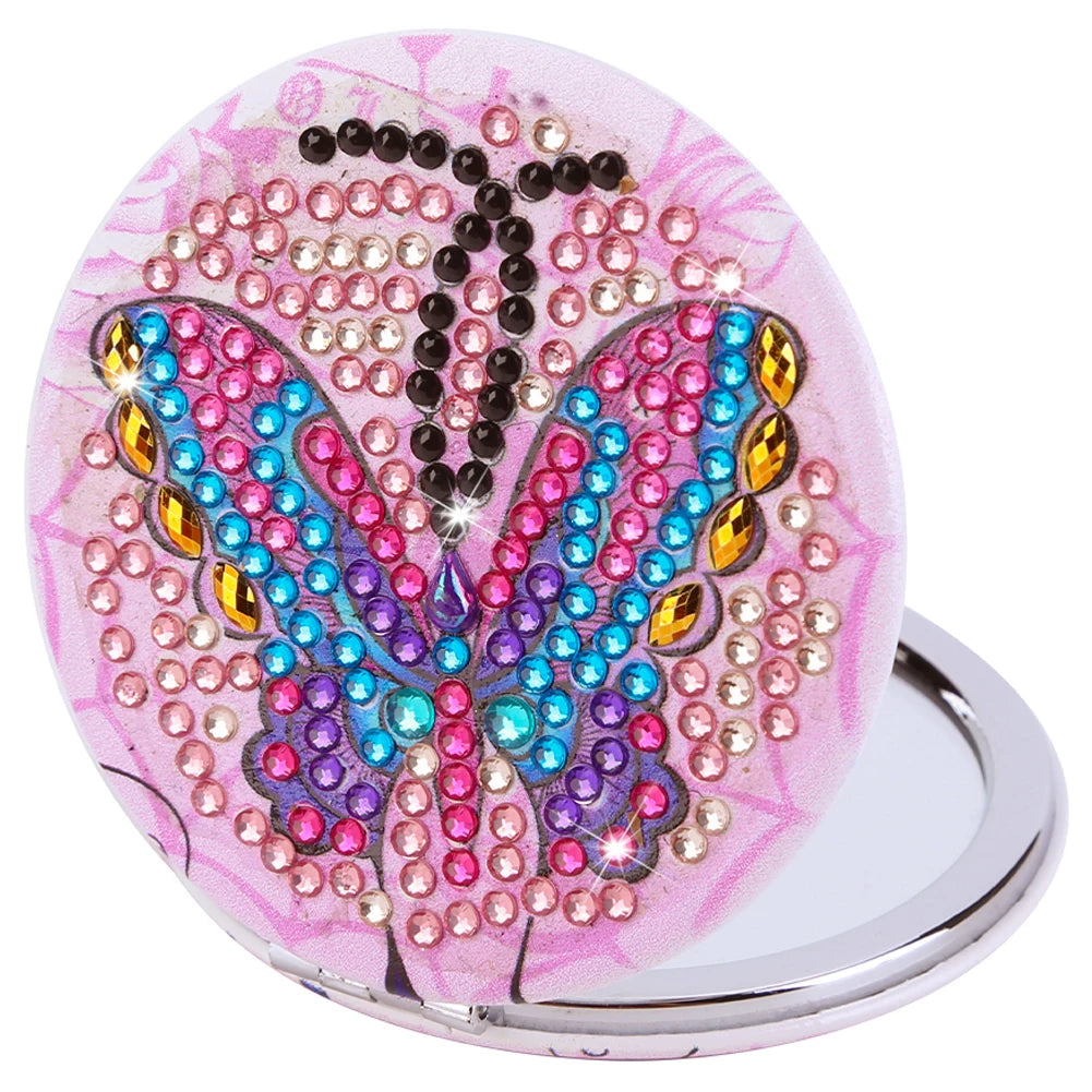 Diy Diamond Art Mosaic Makeup Mirror Cross Stitch