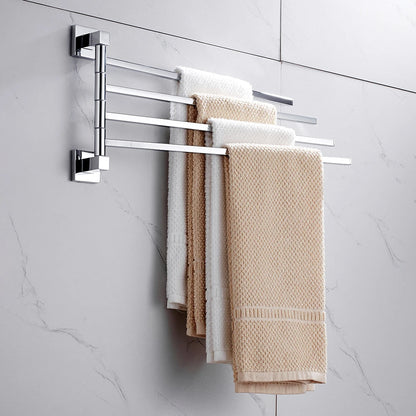 Towel Holder Stainless Steel Swing Arms Towel Rail