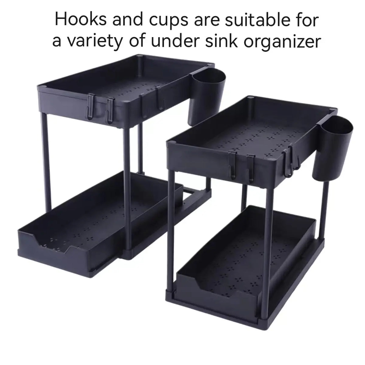 Under Sink Organizers Tier Under Bathroom Cabinet Holder