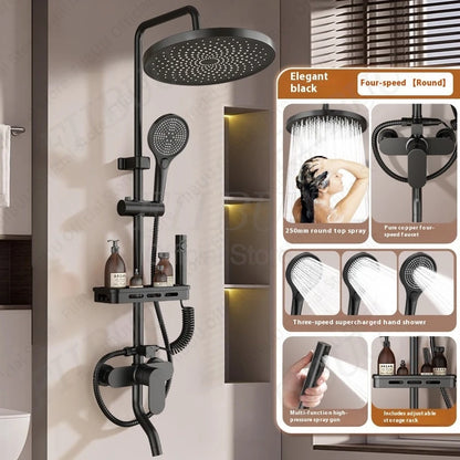 Pressure Water Massage Shower Water Saving Shower System