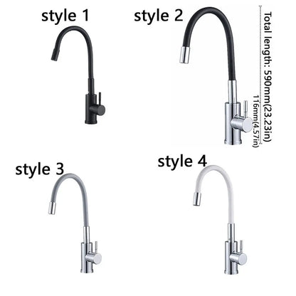 Stainless Steel Faucet Flexible Hose 360 Degree Rotating