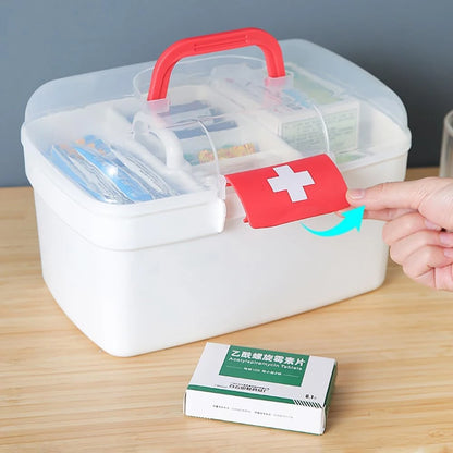 1pcs 2-Tier Medicine Organizer - Medicine Cabinet Handle