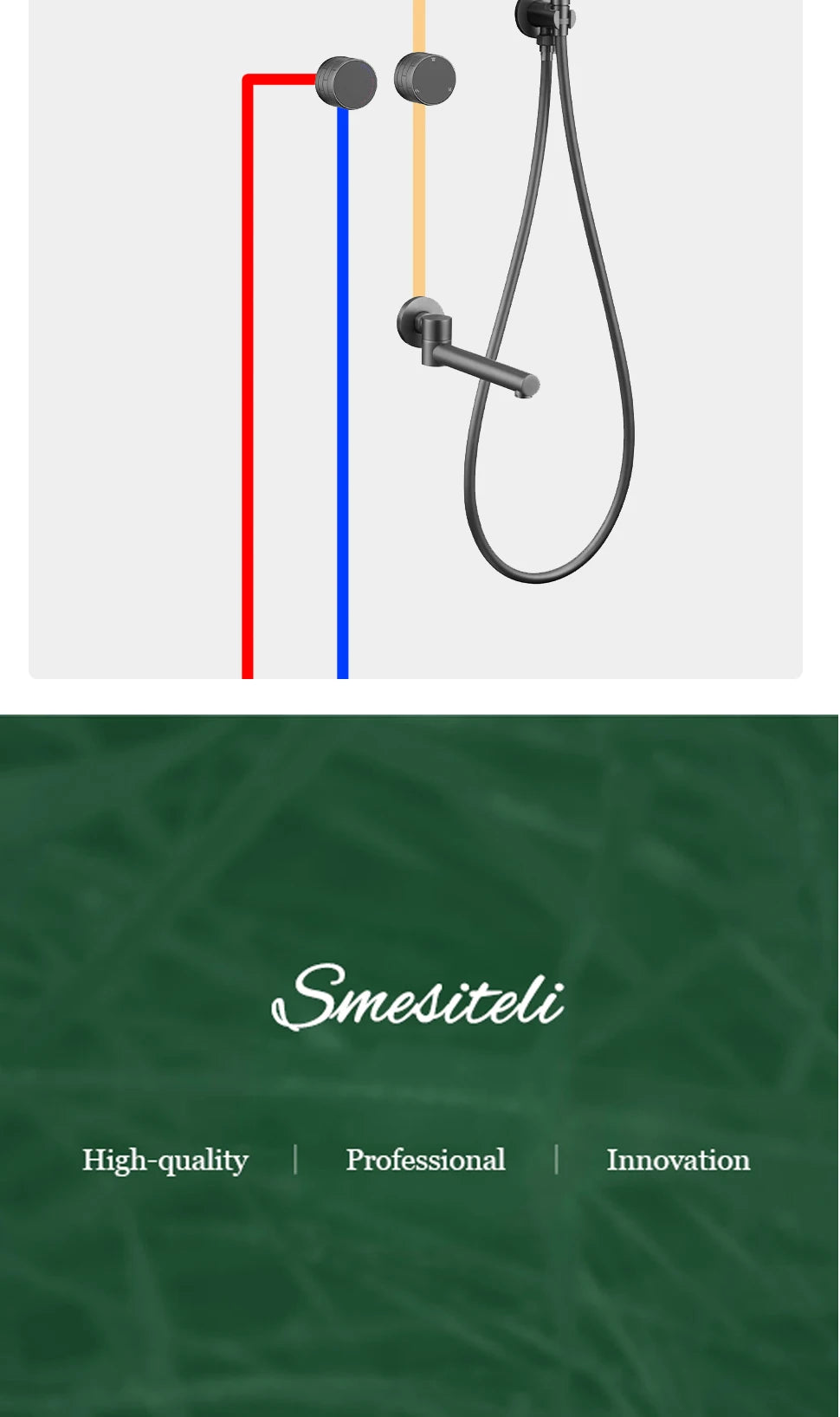 Gunmetal Shower Faucet Or Ways Concealed Box Bathroom