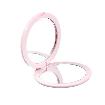 Creative Double Sided Flip Small Round Mirror Cute