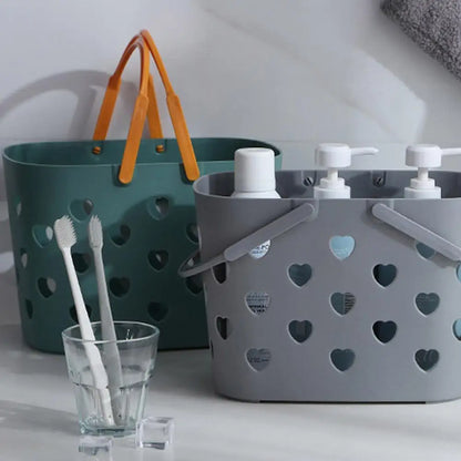 Shower Caddy Drainage Holes Plastic Bath Basket College
