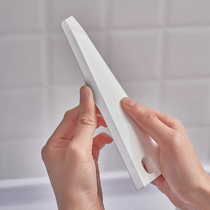 Piece/2 Squeegee Handheld Glass Wiper Bathroom Mirror Scraper