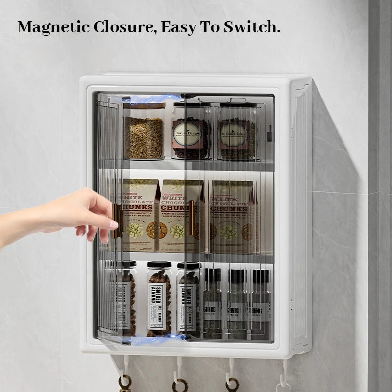 Aesthetic Wall Wine Bathroom Cabinet Perfume Small Modern