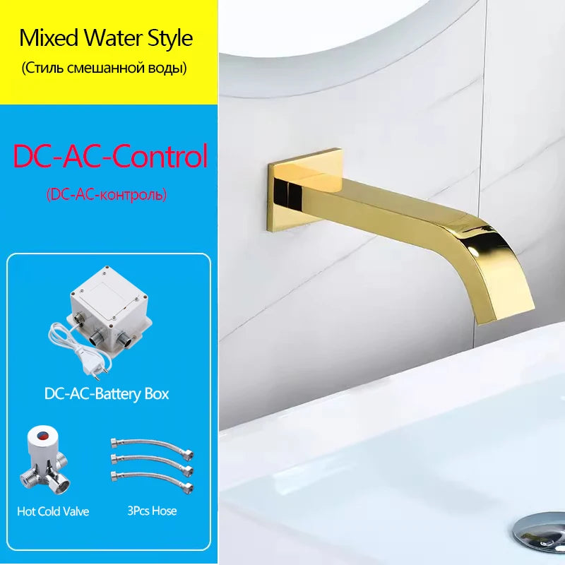 Oxg Wall Mount Smart Sensor Basin Faucet Automatic