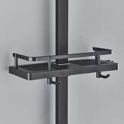 Black Thermostatic Shower Faucets Digital Display Screen Cold