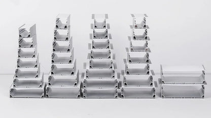 Three-Sided Glowing Led Aluminum Profile Tube Lamp Surface