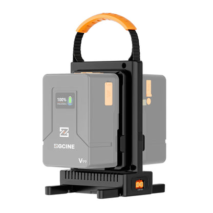 Zgcine 100w V-Lock Battery Charger V-Mount Charger Dual