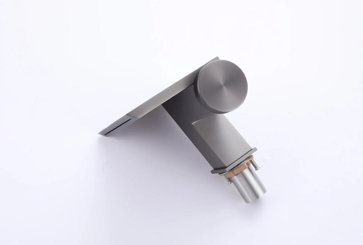 Waterfall Basin Cold Mixer Crane Faucet Copper Hotel