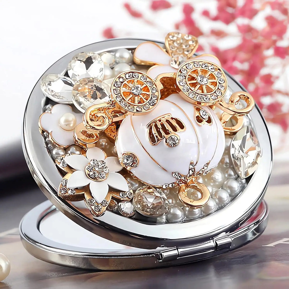 Compact Mirror 1x/2x Magnification Pocket Mirror Women 3inch
