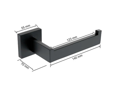 Matte Black Bathroom Hardware 304 Stainless Steel Towel