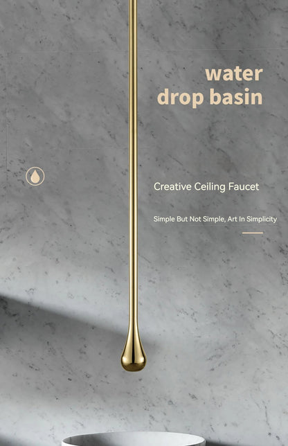 Ceiling Design Bathroom Bubbler & Cold Hang Faucet
