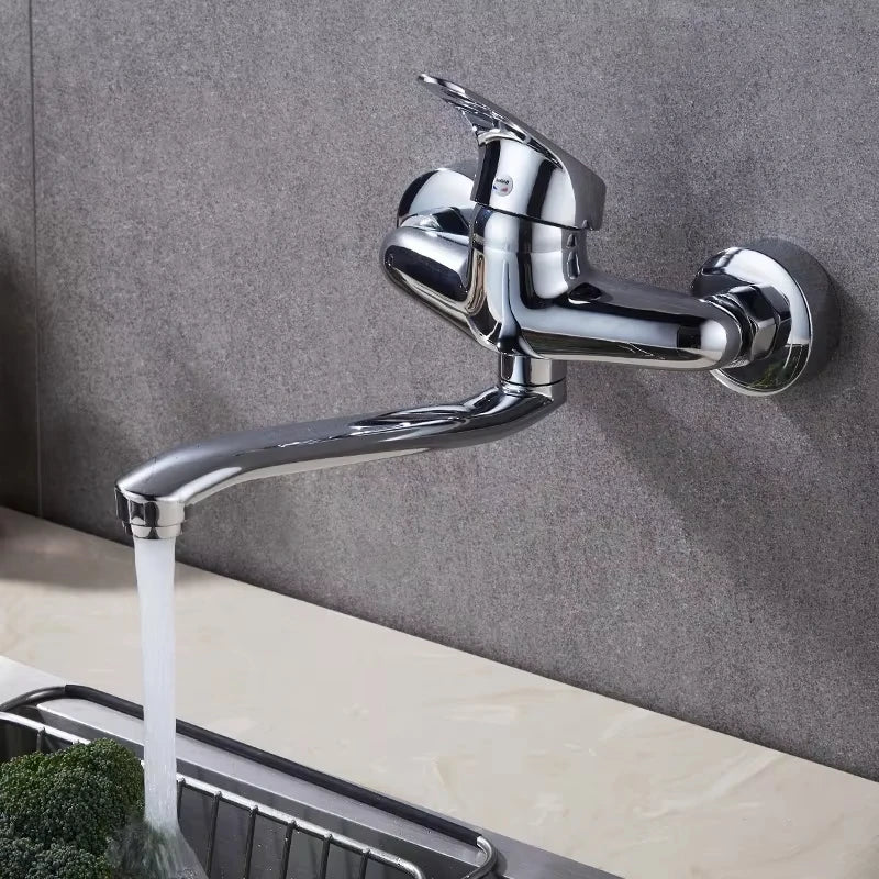 Double Hole Sink Faucet Faucets Bathtub Faucet Wall