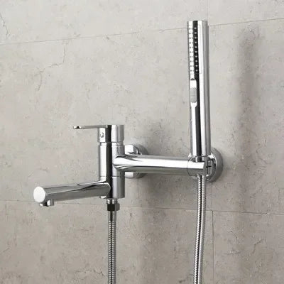 Bathtub Shower Wall Mounted Brushed Gold Rotatable Bidet