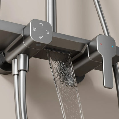 4-Way Rainlfall Showers System Wall Mounted Bathroom Shower