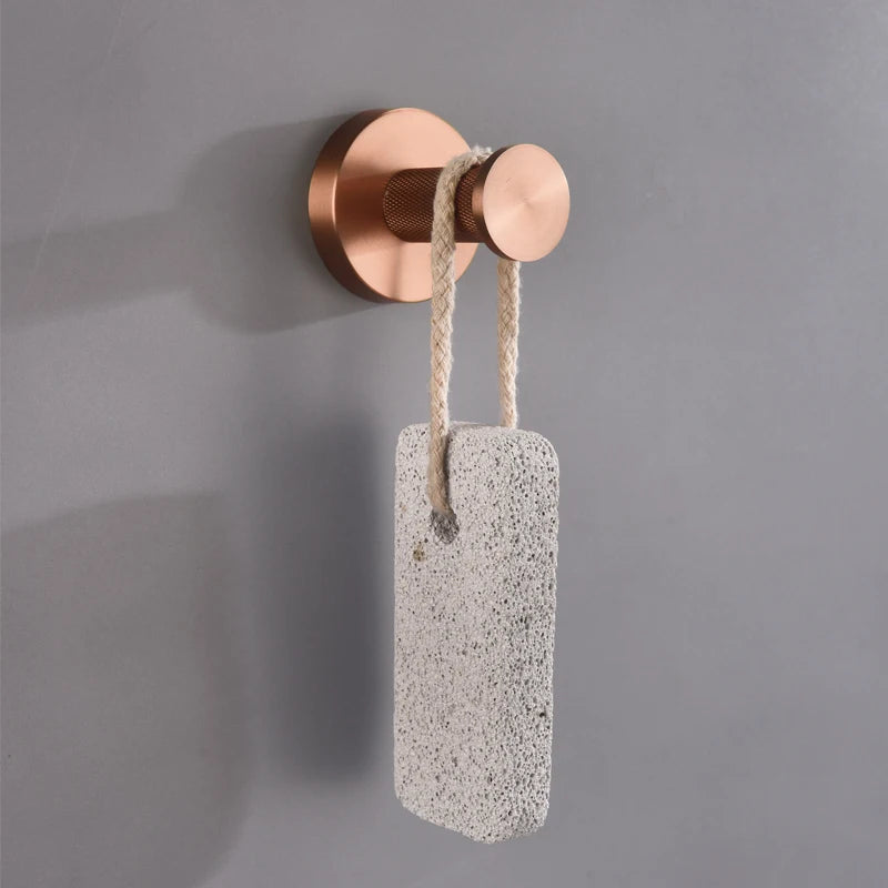 Brushed Rose Gold Toilet Brush Holder Toilet Paper