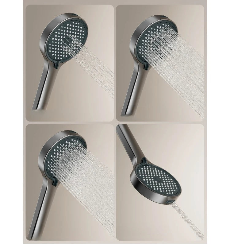 Two Ways Water Outlet Knobbed Bathroom Shower System