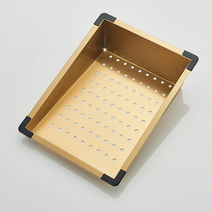 Golden Stainless Steel Sink Smart Digital Display Integrated
