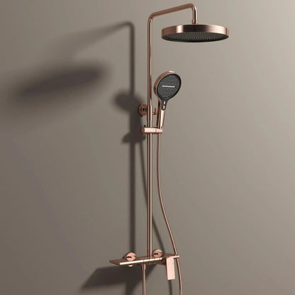 Rose Gold Bathroom Shower Cold Mixer Bath Shower