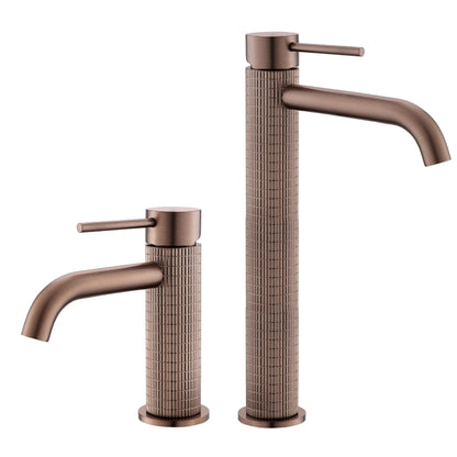 Brushed Rose Gold Bathroom Faucet Brushed Gold Basin