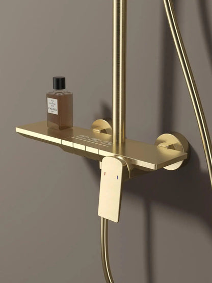 Rose Gold Bathroom Shower Cold Mixer Bath Shower