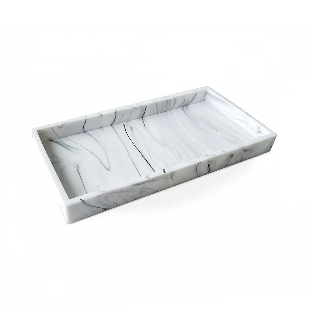 Thickened Bathroom Counter Tray Rectangular Lightweight Silicone