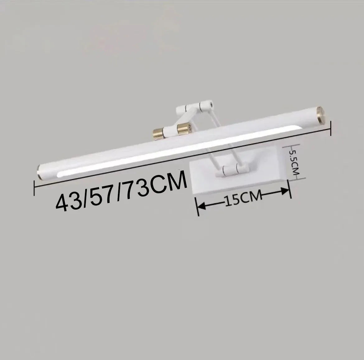 Mirror Front Light Bathroom Mirrors Cabinet Foldable Telescopic