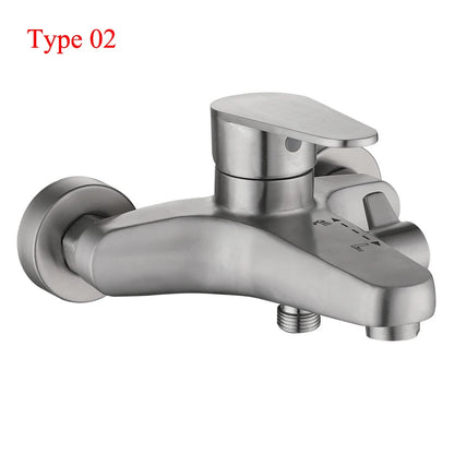 Bathroom Shower Faucet 304 Stainless Steel Mixer Tap