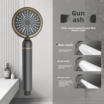 High Pressure Filter Shower Head Chlorine Removal Skin