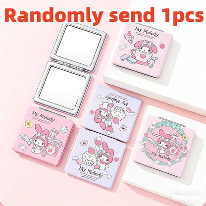 Genuine Hello Kitty Melody Folding Makeup Mirror Cartoon