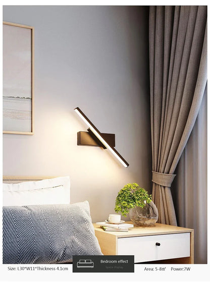 Modern Retractable Led Bathroom Mirror Light Makeup Vanity
