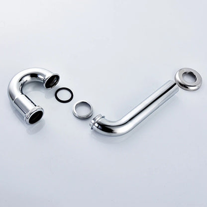 Chrome Pop Up Drain Stainless Steel Round Siphon