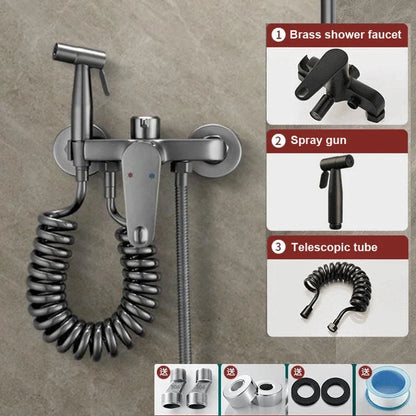 Bathroom Shower Faucet Spray Gun Brass Cold Water
