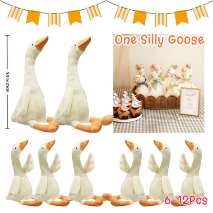 6-12pcs One Silly Goose Party Favors 8in Goose