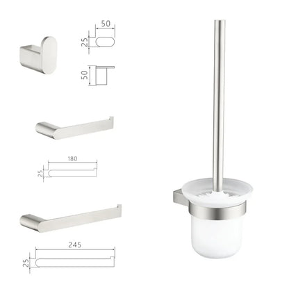 Bathroom Hardware Stainless Steel Bathroom Wall Mounted Towel