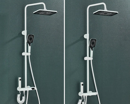 Rozin Black Smart Digital Display Shower Faucet Piano
