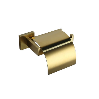 Gold Brushed Bathroom Hardware Towel Bar Rail Toilet