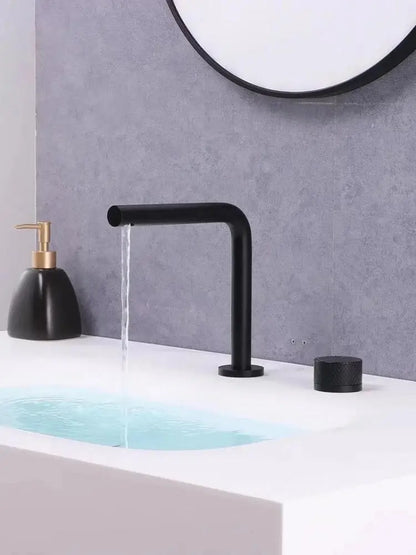Brushed Rose Gold Basin Faucet Bathroom Bathtub Faucet
