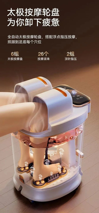 Foot Soaking Bucket Electric Massager Foot Wash Basin
